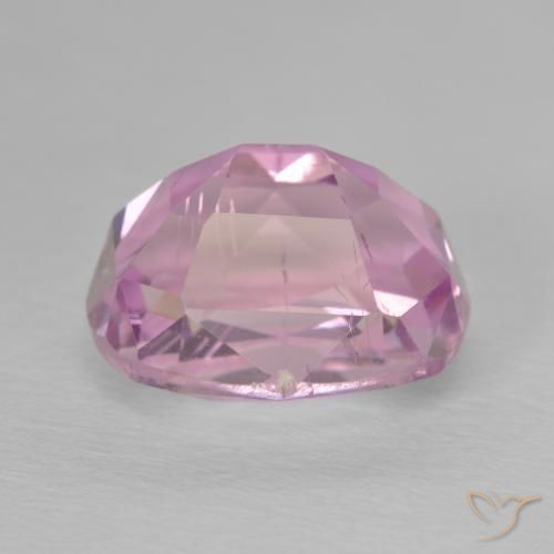 Kunzite Pourpre moyen naturelle ovale, 8.10 ct, VVS-VS