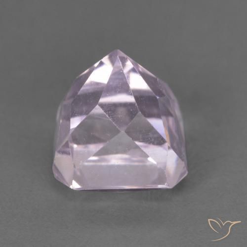 Kunzite Rose clair naturelle Octogone / coupe Émeraude, 2.21 ct, VVS-VS
