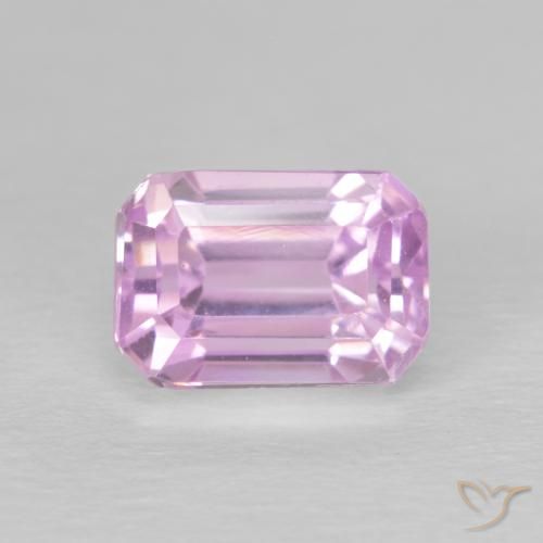 3.03ct Naturel Ton rose cerise Kunzite, Taille émeraude, VVS-VS