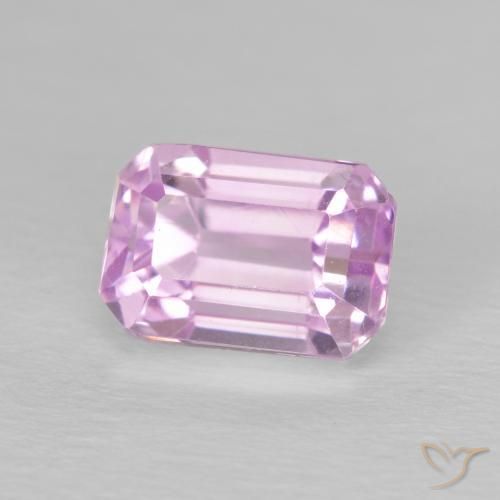 Kunzite Ton rose cerise naturelle Octogone / coupe Émeraude, 3.03 ct, VVS-VS