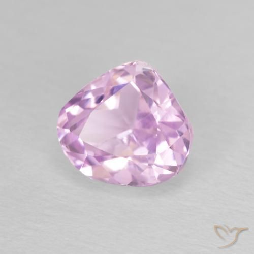 Kunzite Rose très clair naturelle En forme de poire, 2.33 ct, VVS-VS