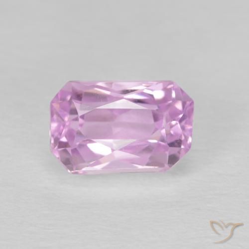 2.38ct Naturel Rose Pourpre Kunzite, Taille émeraude, VVS-VS