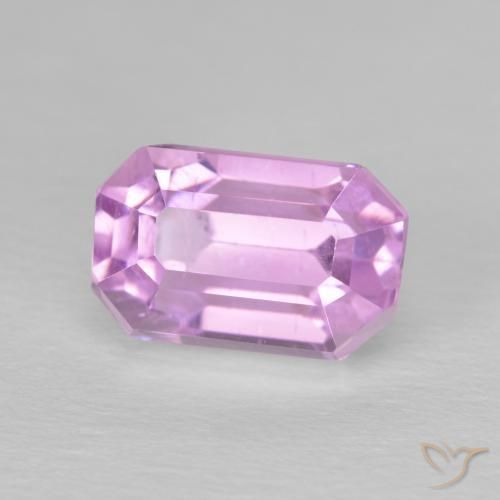 Kunzite Rose moyen naturelle Octogone / coupe Émeraude, 4.96 ct, VS
