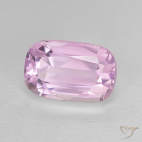 Kunzite Rose Pourpre naturelle Coussin, 5.92 ct, VVS