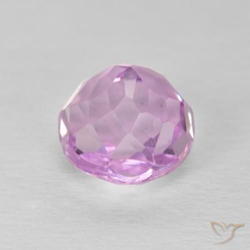 Kunzite Rose pourpre royal naturelle Coussin, 2.18 ct, VVS