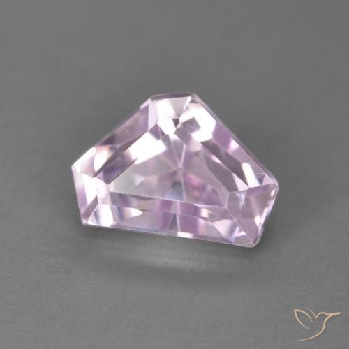 Kunzite Rose pourpre royal naturelle Fantaisie, 2.31 ct, VVS