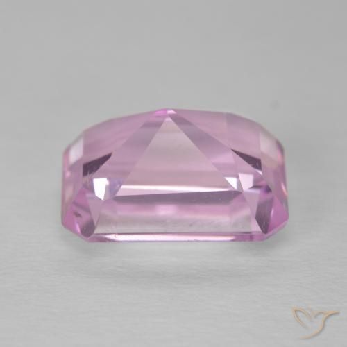 Kunzite Rose très clair naturelle Octogone / coupe Émeraude, 6.27 ct, VS