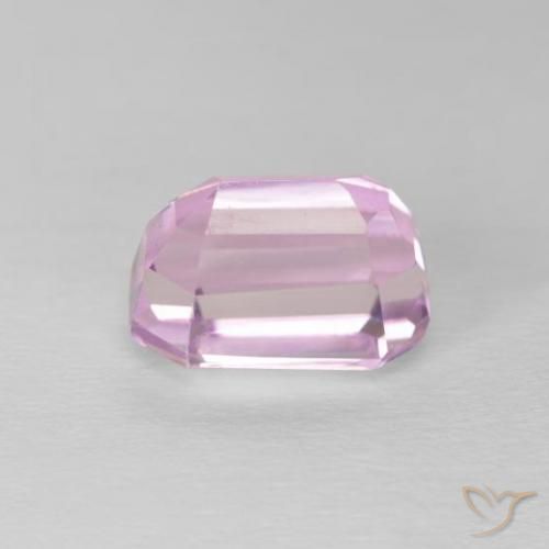 Kunzite Rose très clair naturelle Octogone / coupe Émeraude, 5.94 ct, VVS