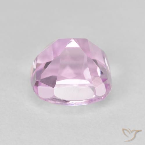 Kunzite Pourpre violet rosâtre naturelle Coussin, 3.46 ct, VS