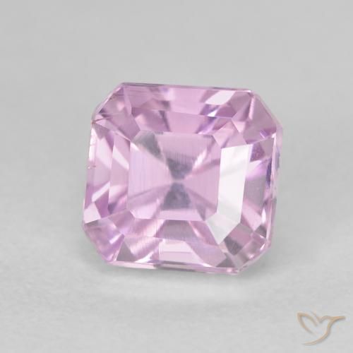2.10ct Naturel Pourpre moyen Kunzite, Taille émeraude, VS