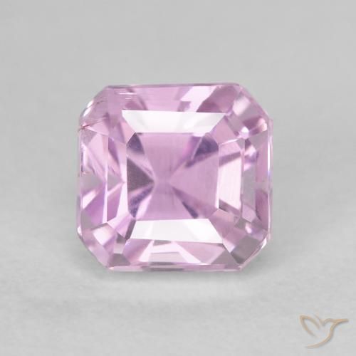 Kunzite Pourpre moyen naturelle Octogone / coupe Émeraude, 2.10 ct, VS