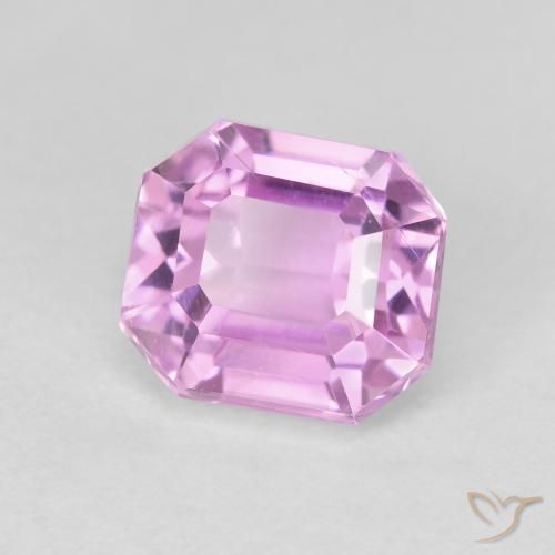 Kunzite Pourpre-rose naturelle Octogone / coupe Émeraude, 2.99 ct, VS