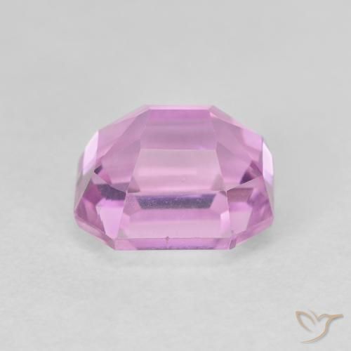 Kunzite Pourpre-rose naturelle Octogone / coupe Émeraude, 2.99 ct, VS