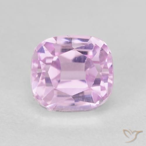 2.42ct Naturel Pourpre violet rosâtre léger Kunzite, Coussin, VS