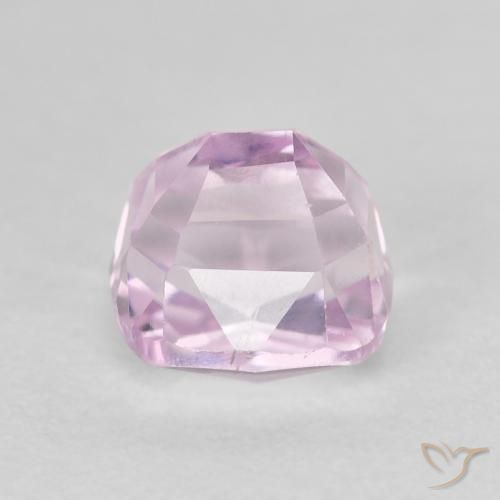 Kunzite Pourpre violet rosâtre léger naturelle Coussin, 2.42 ct, VS