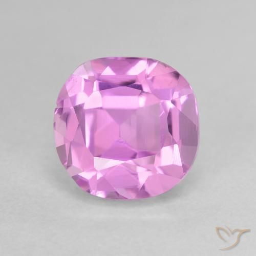 Kunzite Pourpre-rose naturelle Coussin, 3.24 ct, VS