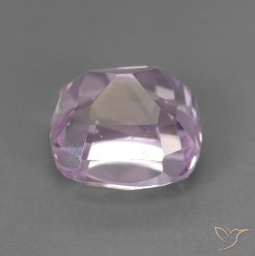 Kunzite Rose clair naturelle Coussin, 3.45 ct, VVS