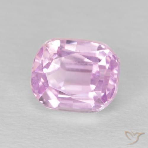 Kunzite Ton rose cerise naturelle Coussin, 1.94 ct, VVS