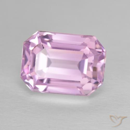 Kunzite Ton rose cerise naturelle Octogone / coupe Émeraude, 6.04 ct, VVS