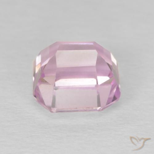 Kunzite Rose très clair naturelle Octogone / coupe Émeraude, 2.10 ct, VVS
