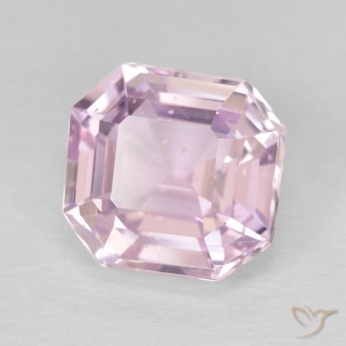 Kunzite Rose clair naturelle Octogone / coupe Émeraude, 5.87 ct, VS