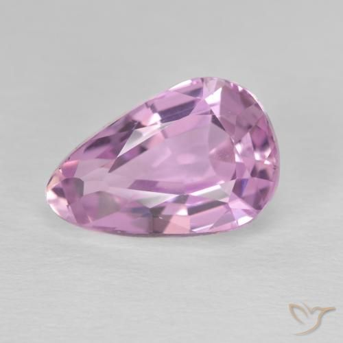 5.05ct Naturel Rose moyen Kunzite, En forme de poire, VS