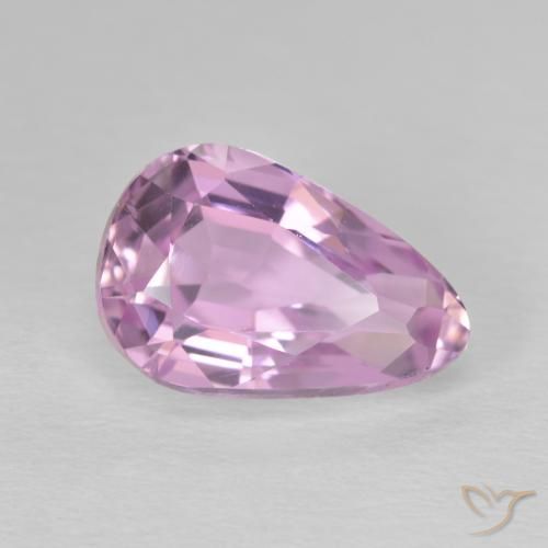 Kunzite Rose moyen naturelle En forme de poire, 5.05 ct, VS