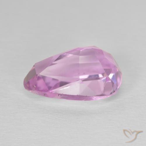 Kunzite Rose moyen naturelle En forme de poire, 5.05 ct, VS