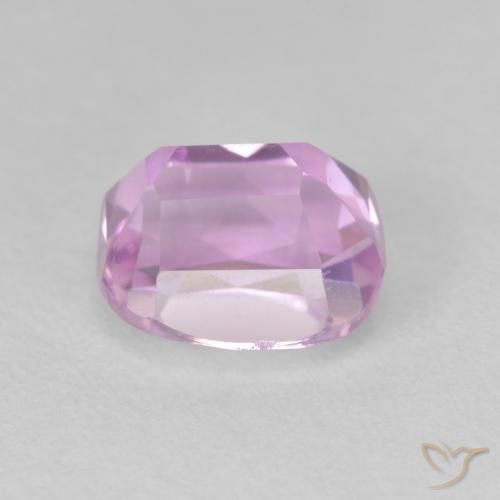 Kunzite Violet clair naturelle Coussin, 3.73 ct, VS