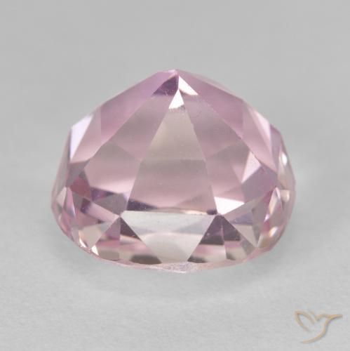 Kunzite Pourpre violet rosâtre naturelle Coussin, 10.87 ct, VVS-VS