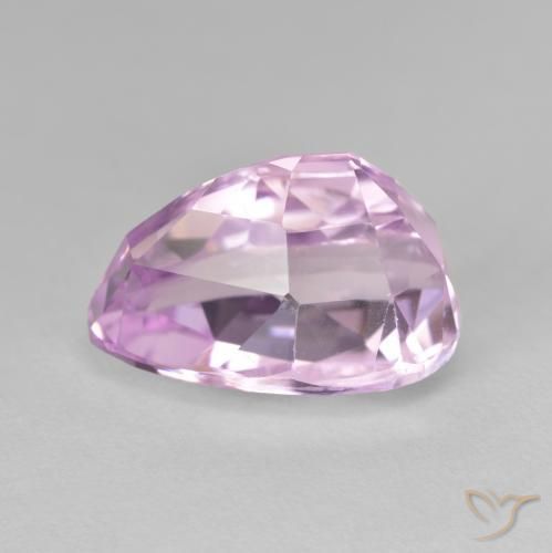 Kunzite Lilas naturelle En forme de poire, 13.66 ct, VVS-VS