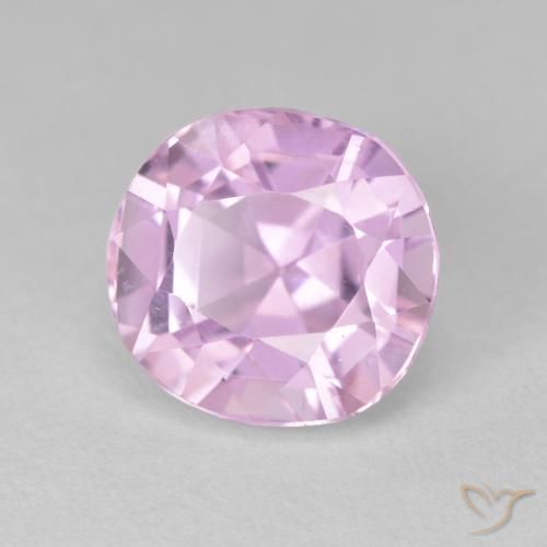 Kunzite Lilas léger naturelle Coussin, 5.86 ct, VVS-VS