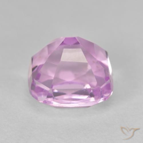 Kunzite Pourpre moyen naturelle Coupe coussin, 5.59 ct, VVS