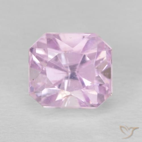 2.61ct Naturel Rose clair Kunzite, Taille émeraude, VVS-VS