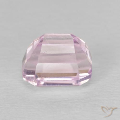 Kunzite Rose pourpre léger naturelle Octogone / coupe Émeraude, 1.98 ct, VVS-VS
