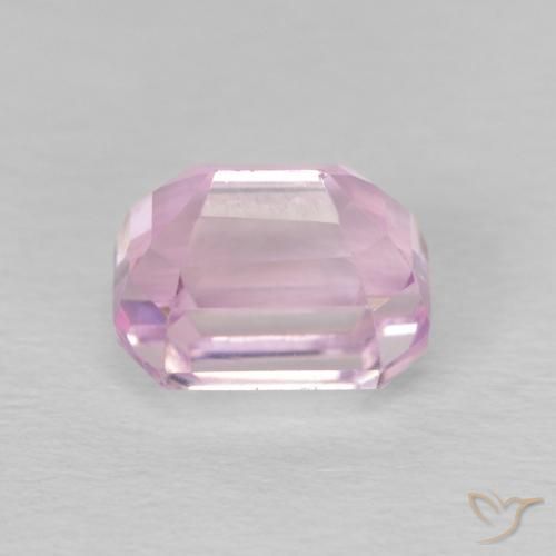 Kunzite Rose moyen naturelle Octogone / coupe Émeraude, 2.96 ct, VVS-VS