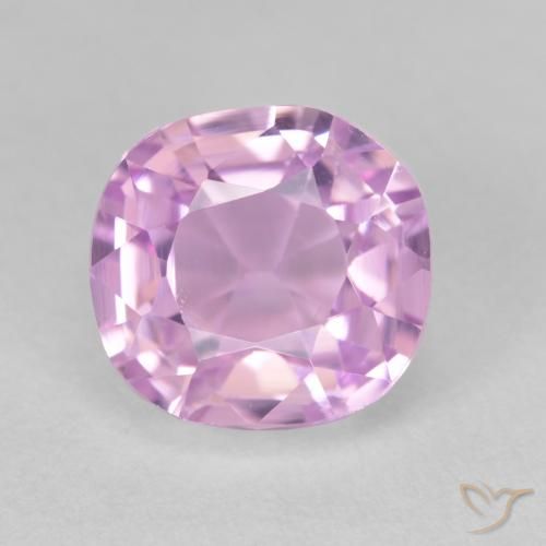Kunzite Ton rose cerise naturelle Coussin, 4.05 ct, VVS-VS