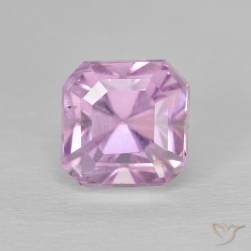 Kunzite rose naturelle taille émeraude, 2,26 ct, VS-SI