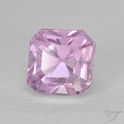 Kunzite rose naturelle taille émeraude, 2,26 ct, VS-SI
