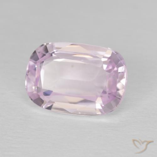 Kunzite Ton rose très clair naturelle Coussin, 4.42 ct, VVS
