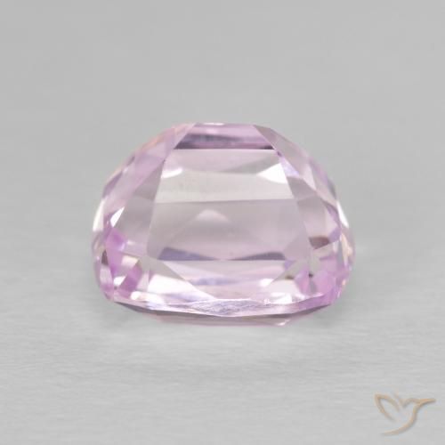 Kunzite Ton rose cerise naturelle Coussin, 4.25 ct, VVS