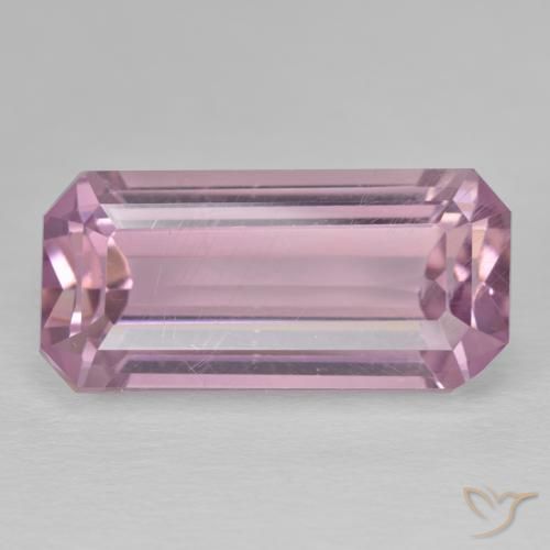 Kunzite Medium Dark-Pink naturelle Octogone / coupe Émeraude, 23.10 ct, VS