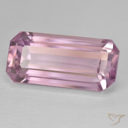 Kunzite Medium Dark-Pink naturelle Octogone / coupe Émeraude, 23.10 ct, VS