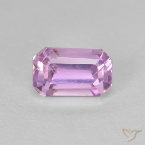 2.06ct Naturel Lilas léger Kunzite, Taille émeraude, VS