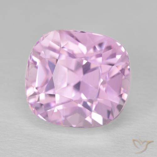 Kunzite Ton rose cerise naturelle Coussin, 10.05 ct, VVS