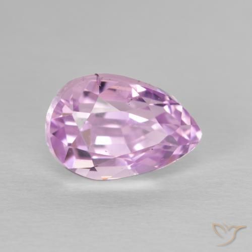 Kunzite Ton rose cerise naturelle En forme de poire, 3.73 ct, VS