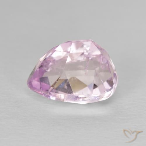Kunzite Ton rose cerise naturelle En forme de poire, 3.73 ct, VS