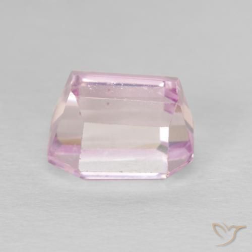 Kunzite Ton rose cerise naturelle Octogone / coupe Émeraude, 4.02 ct, VVS-VS