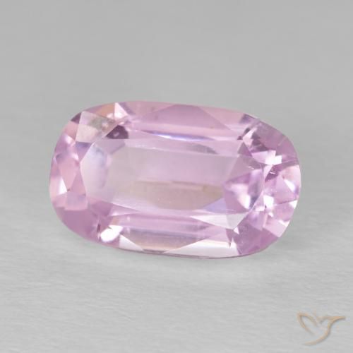 Kunzite Ton rose cerise naturelle Coussin, 5.92 ct, VS