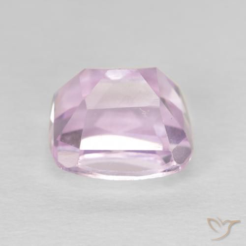Kunzite Ton rose cerise naturelle Coussin, 4.67 ct, VVS